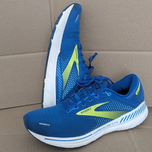 Brooks Adrenaline GTS 22 Running Shoe Men’s Size 12D Blue/Nightlife 1103661D482 - Picture 3 of 16